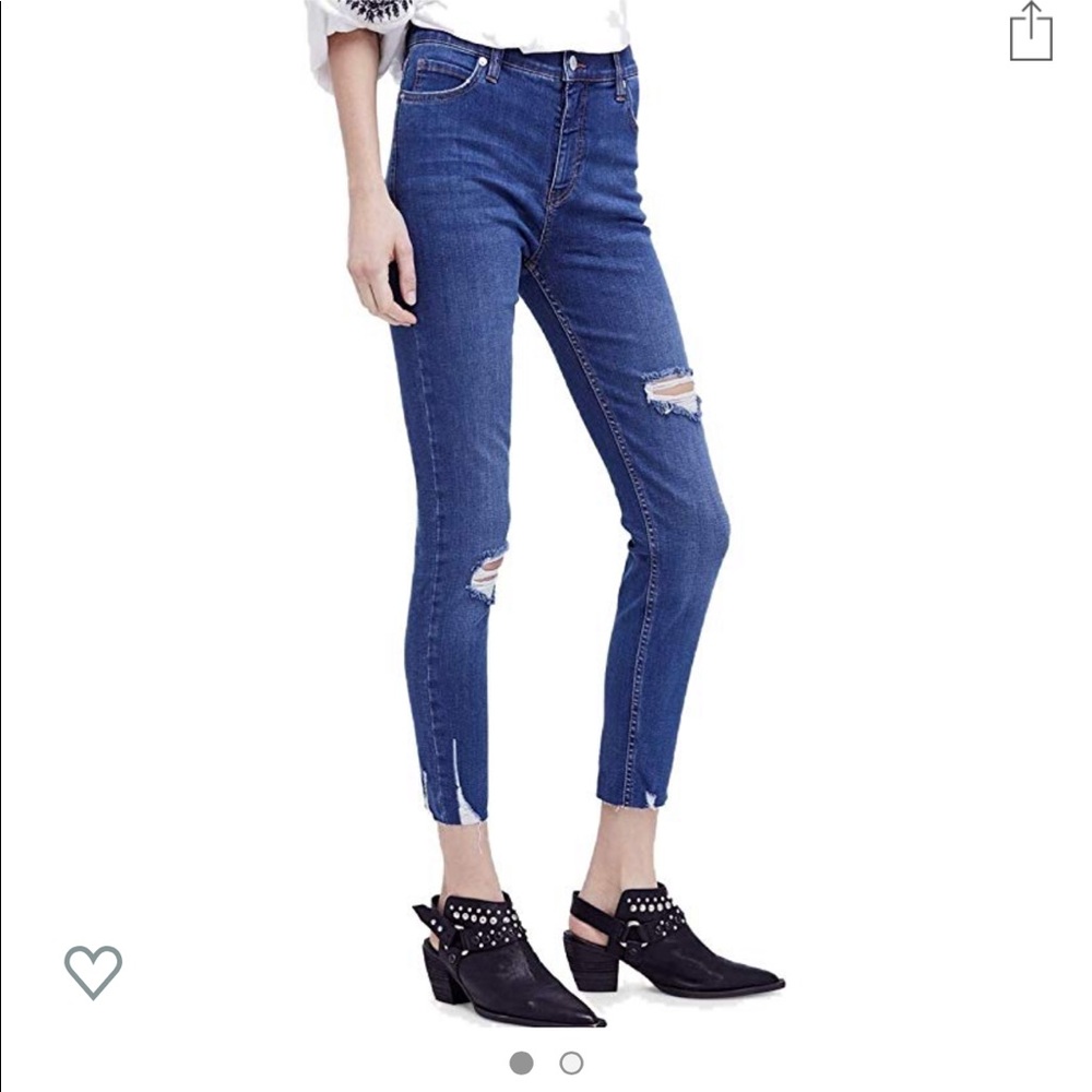 Free People Jeans- Shark Bite